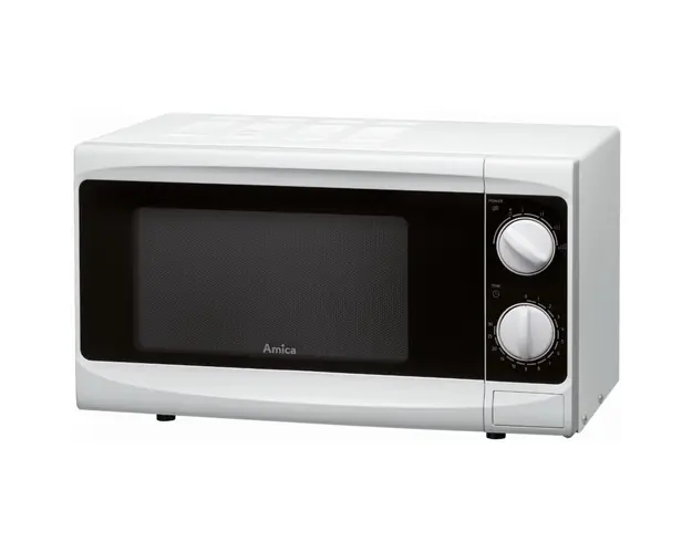 Cuptor cu microunde Amica AMG17M70V, 700 W, 17 L, Alb/Negru