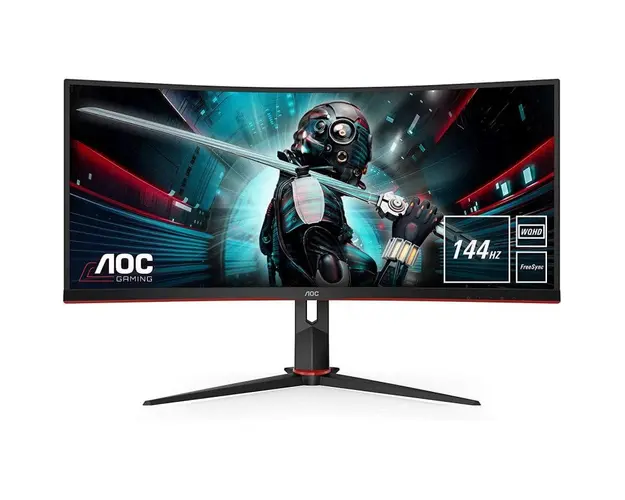 Monitor LED AOC Gaming CU34G2X Curbat 34 inch 1 ms FreeSync 144Hz