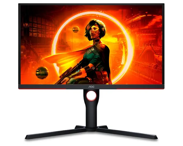Monitor Gaming AOC 25G3ZM 24.5 Full HD, WLED, VA, 240Hz, 1MS, HDMI, DisplayPort, USB hub, Pivot