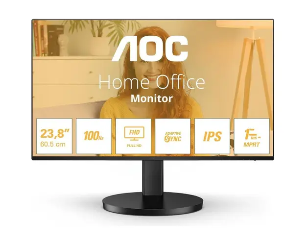 Monitor LED AOC 24B3HA2, 24,Full HD,1 ms, 100 Hz, Adaptive Sync