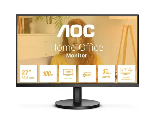 Monitor LED AOC 27B3HMA2 27 inch FHD VA 4 ms 100 Hz