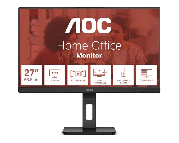 Monitor LED AOC 27E3QAF 27 inch FHD IPS 4 ms 75 Hz