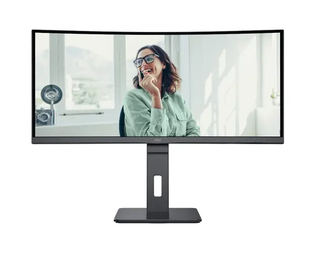 Monitor LED AOC CU34P3CV Curbat 34 inch UWQHD VA 4 ms 100 Hz USB-C