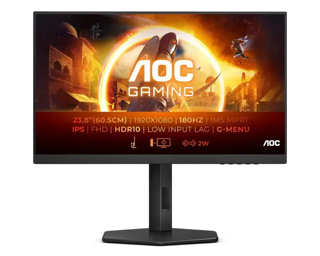Monitor LED AOC Gaming 27G4X 27 inch FHD IPS 0.5 ms 180 Hz HDR G-Sync Compatible