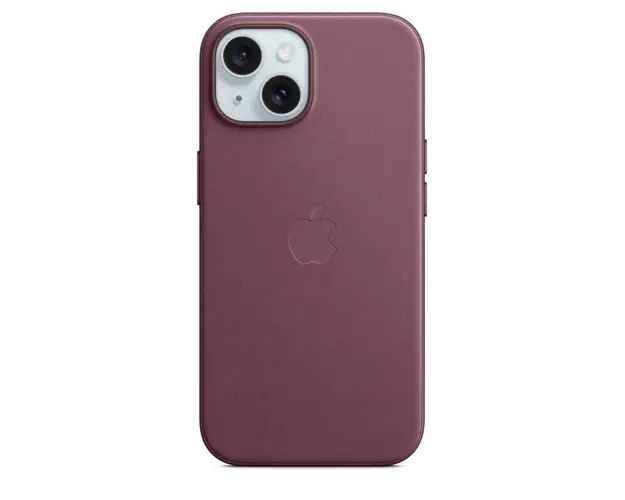 Husa de protectie FineWoven Case with MagSafe pentru iPhone 15, Mulberry