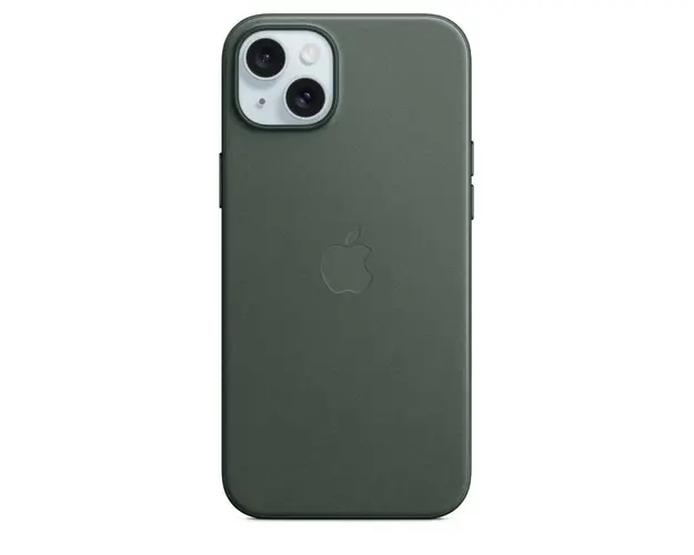 Husa de protectie FineWoven Case with MagSafe pentru iPhone 15 Plus, Evergreen