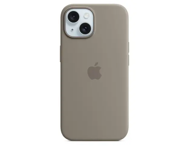 Husa de protectie Silicone Case with MagSafe pentru iPhone 15, Clay