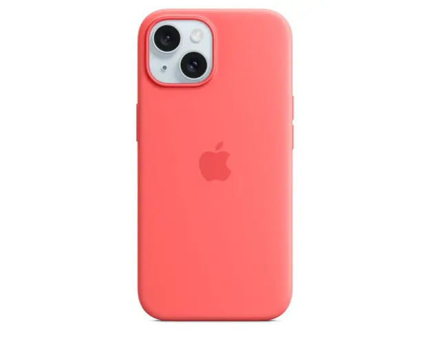 Husa de protectie Silicone Case with MagSafe pentru iPhone 15, Guava