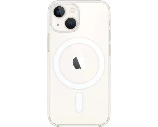 Husa de protectie Apple Clear Case with MagSafe pentru iPhone 13 mini, Transparent