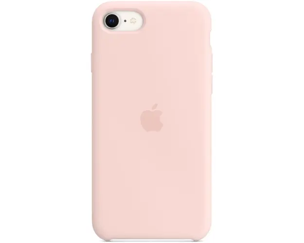 Husa de protectie Apple Silicone Case pentru iPhone SE 3, Chalk Pink