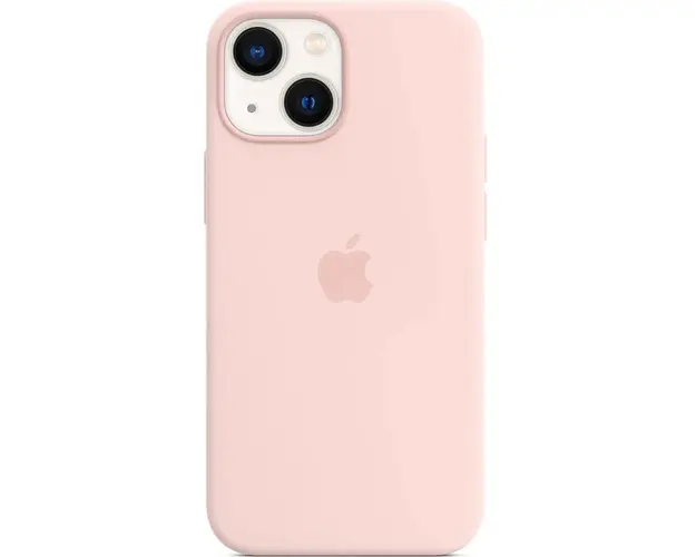 Husa de protectie Apple Silicone Case with MagSafe pentru iPhone 13 mini, Chalk Pink