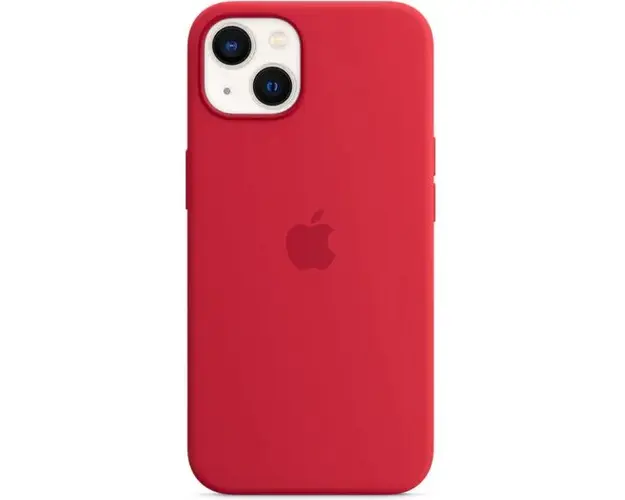 Husa de protectie Apple Silicone Case with MagSafe pentru iPhone 13, (PRODUCT)RED