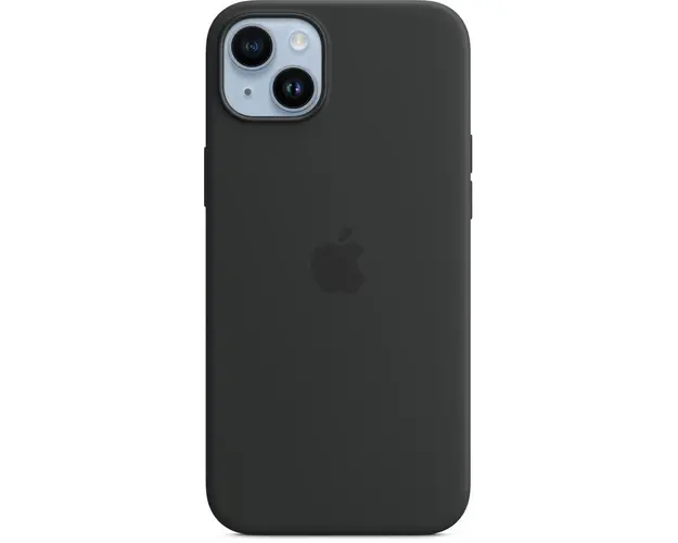 Husa de protectie Apple Silicone Case with MagSafe pentru iPhone 14 Plus, Midnight
