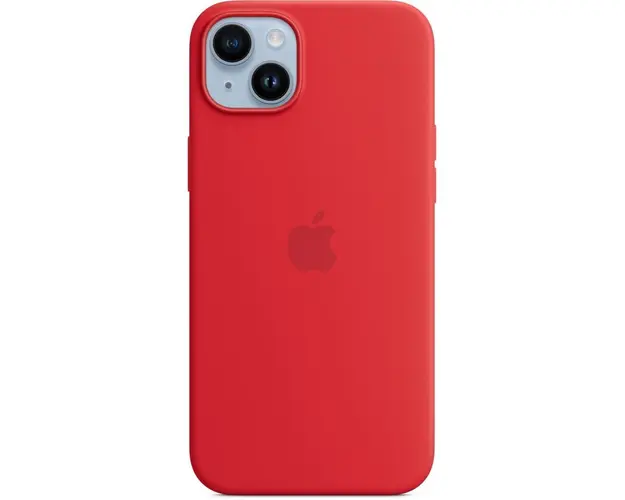 Husa de protectie Apple Silicone Case with MagSafe pentru iPhone 14 Plus, (PRODUCT)RED