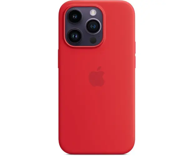 Husa de protectie Apple Silicone Case with MagSafe pentru iPhone 14 Pro, (PRODUCT)RED