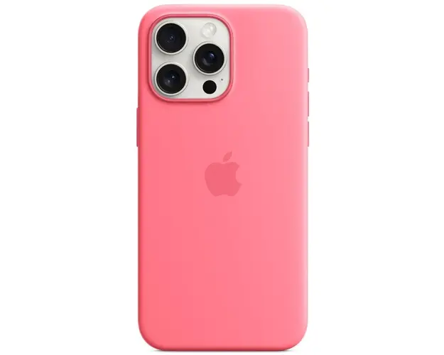 Husa de protectie Apple Silicone Case with MagSafe pentru iPhone 15 Pro Max, Pink