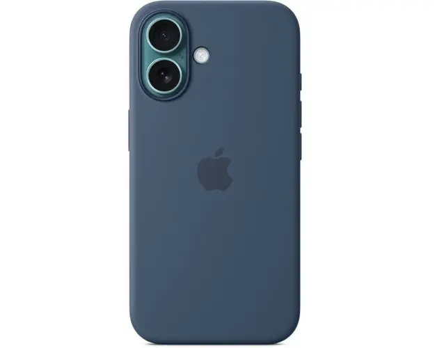 Husa de protectie Apple Silicone Case with MagSafe pentru iPhone 16- Denim