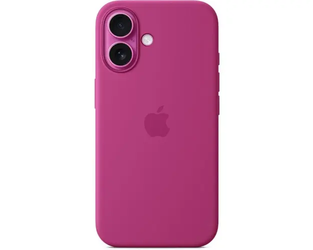 Husa de protectie Apple Silicone Case with MagSafe pentru iPhone 16- Fuchsia