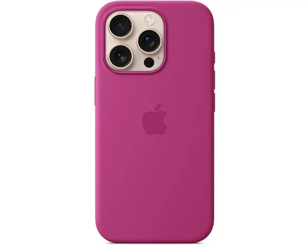 Husa de protectie Apple Silicone Case with MagSafe pentru iPhone 16 Pro - Fuchsia