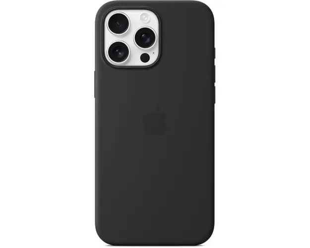 Husa de protectie Apple Silicone Case with MagSafe pentru iPhone 16 Pro Max - Black