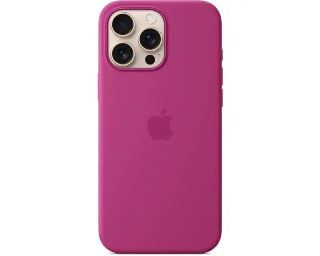 Husa de protectie Apple Silicone Case with MagSafe pentru iPhone 16 Pro Max - Fuchsia