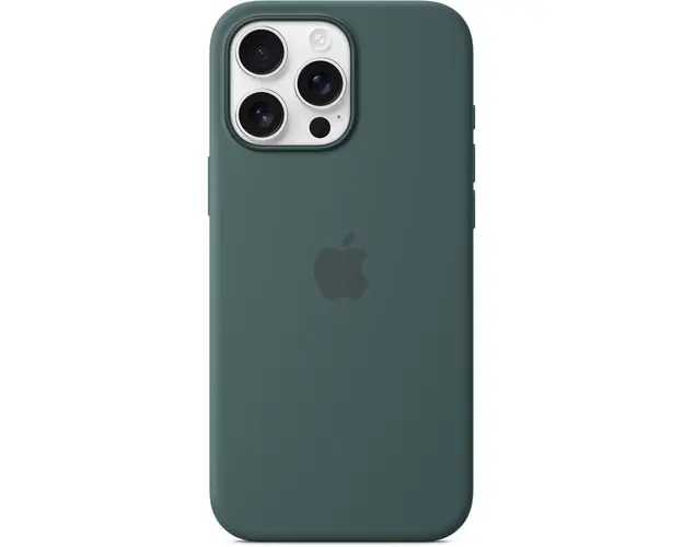 Husa de protectie Apple Silicone Case with MagSafe pentru iPhone 16 Pro Max - Lake Green