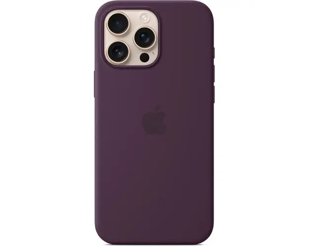 Husa de protectie Apple Silicone Case with MagSafe pentru iPhone 16 Pro Max - Plum