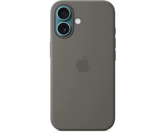 Husa de protectie Apple Silicone Case with MagSafe pentru iPhone 16- Stone Gray