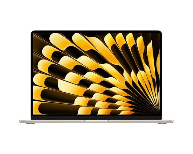 Laptop Apple 15.3&#039;&#039; MacBook Air 15 with Liquid Retina, Apple M3 chip (8-core CPU), 16GB, 512GB SSD, Apple M3 10-core GPU, macOS, Starlight, INT keyboard, 2024