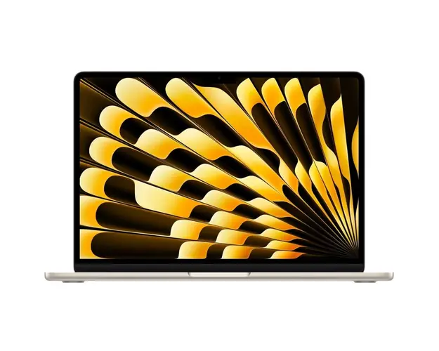 Laptop Apple MacBook Air 13.6&#039;&#039; cu procesor Apple M3, 8 nuclee CPU si 10 nuclee GPU, 16GB, 1TB, Starlight, INT KB