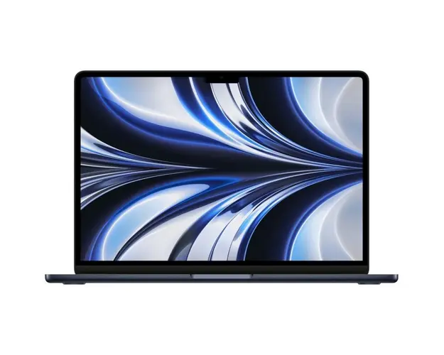 Laptop Apple MacBook Air 13-inch cu procesor Apple M2, 8 nuclee CPU si 10 nuclee GPU, 16 GB, 512GB SSD, Midnight, INT KB