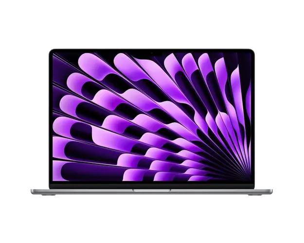 Laptop Apple MacBook Air 15.3&#039;&#039;, cu procesor Apple M3, 8 nuclee CPU si 10 nuclee GPU, 16GB, 256GB, Space Grey, INT KB