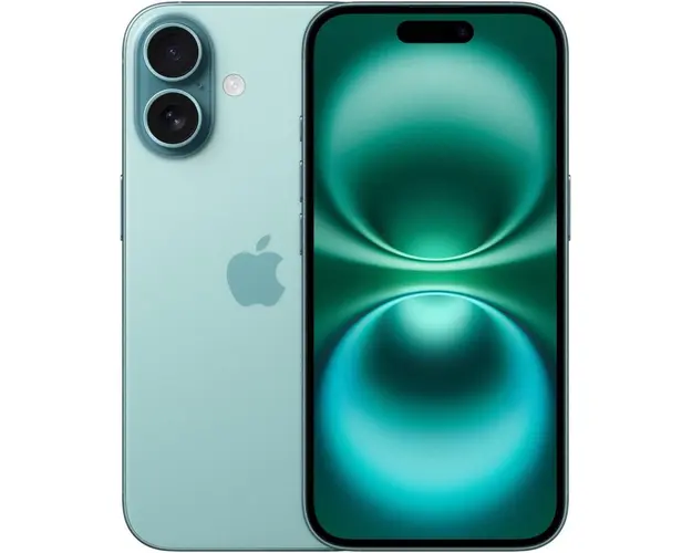 Telefon mobil Apple iPhone 16, 128GB, 5G, Teal