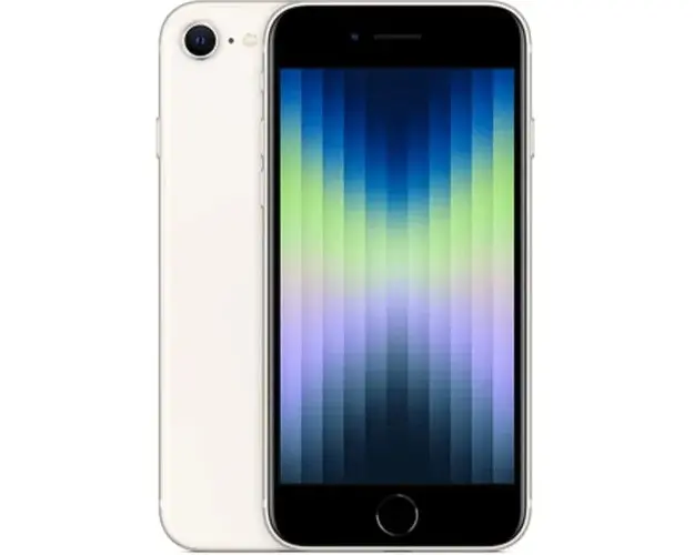 Telefon mobil Apple iPhone SE 3, 64GB, 5G, Starlight