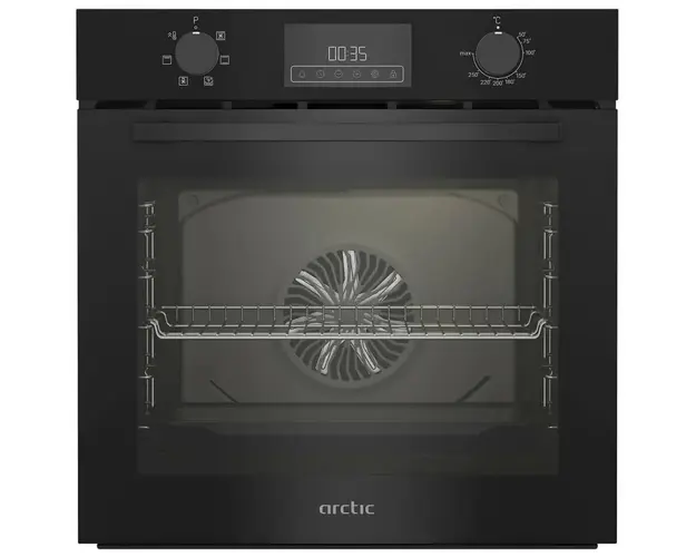 Cuptor incorporabil Arctic ARVI1130BC, Electric, 71 l, Autocuratare catalitica, Timer, Aqua Drop Clean, Touch &amp; knob control, Clasa A, Negru