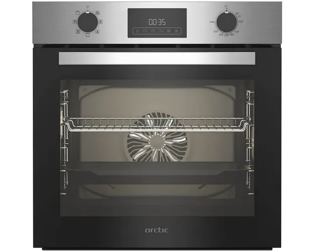Cuptor incorporabil Arctic ARVIE1130XM, Electric, 71 l, Autocuratarea catalica, Timer digital, Grill, Clasa A, Inox