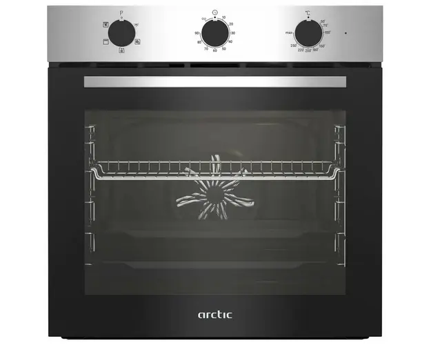 Cuptor incorporabil Arctic ARVIF1110XD, Electric, 70 l, Autocuratare Aqua Drop, Timer, Clasa A, Inox