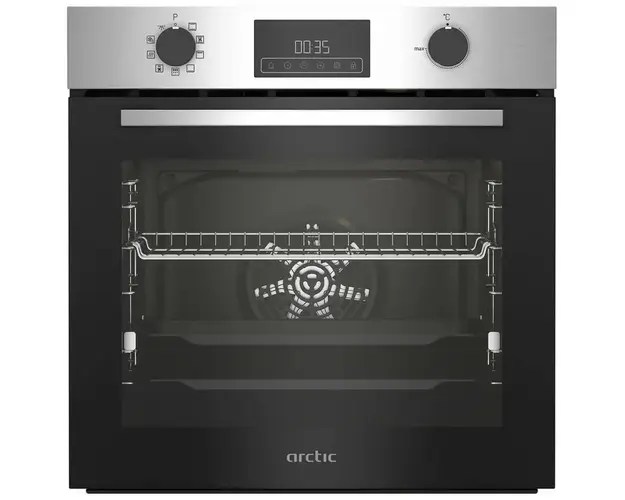 Cuptor incorporabil Arctic ARVIM1830XMP, Electric, 71 l, Autocuratare pirolitica, AeroCooking, Control touch, Gatire 3D, Clasa A+, inox