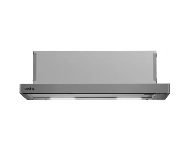Hota incorporabila telescopica Arctic AHT6131X, Putere de absorbtie 300 mc/h, Control mecanic, Clasa C, 60 cm, Inox