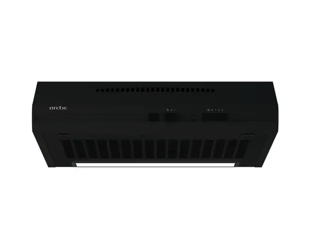 Hota traditionala Arctic AHSD6131B, Putere de absorbtie 380 mc/h, Iluminare LED, 60 cm, Negru