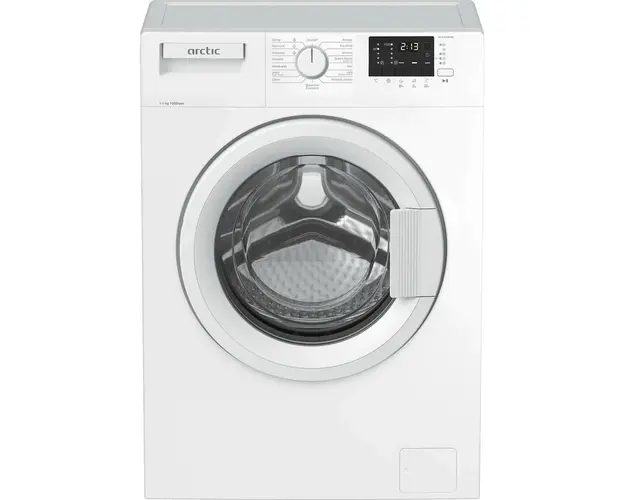Masina de spalat rufe Arctic APL91023XLW0, 9 kg, 1000 rpm, Clasa C, ExtraSteam, Motor Silent Inverter, Add-In, DrumClean, Ecran LCD, Alb