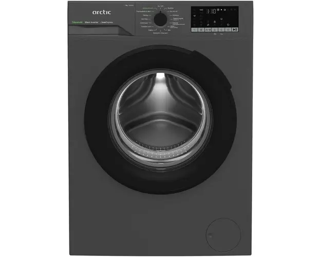 Masina de spalat rufe Arctic APLM2WFSU27211S, 7 Kg, 1200 RPM, Clasa A, Motor Silent Inverter, Recycled Tub, Steam, Child Lock, Add-In, Antracit