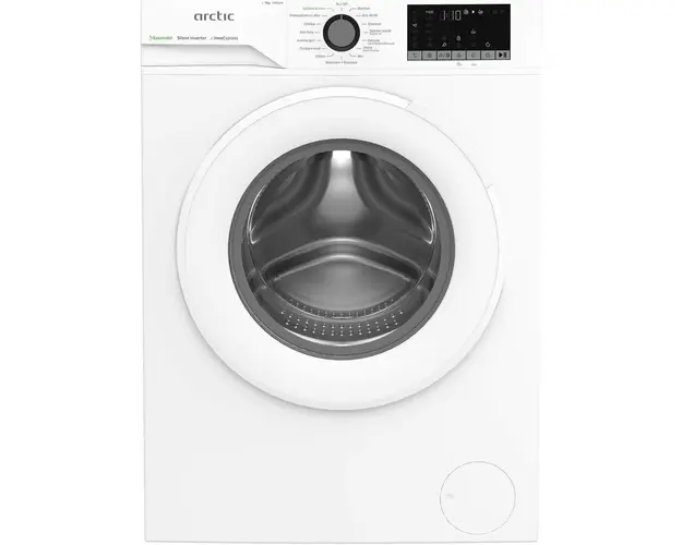 Masina de spalat rufe Arctic APLM2WFSU29412W, 9 Kg, 1400 RPM,Clasa A, Inverter, ExtraSteam, IronExpress, Fast/Intensive, Steam, WaterMode, Child Lock, Add-In, Alb