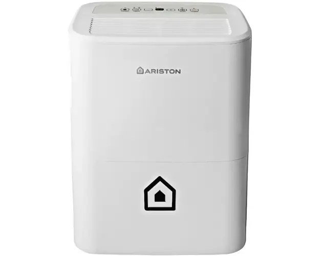 Dezumidificator Ariston DEOS 16s NET, 16l/24h, Wifi, Functie uscare rufe, Suprafata recomandata 30 m2, Rezervor 3l, Alb