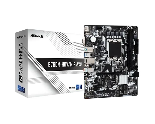 Placa de baza B760M-HDV/M.2 DDR4, Socket 1700