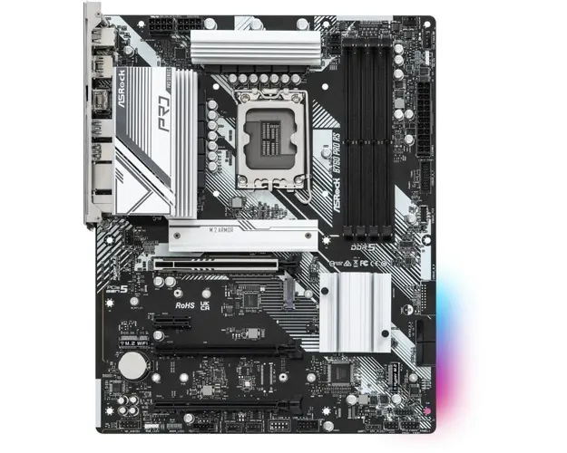 Placa de baza Asrock B760 Pro RS s1700 4DDR5 DP/HDMI/eDP M.2 ATX