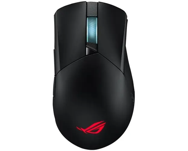 Mouse gaming wireless ASUS ROG Gladius III, switch-uri Omron, 19000 dpi, design exclusiv socket push-fit II, ROG Omni Mouse Feet, ROG Paracord, conectivitate triplu-mod, iluminare RGB Aura Sync, Negru