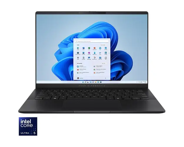 Laptop ASUS 14&#039;&#039; Vivobook S 14 OLED S5406MA, WUXGA, Procesor Intel® Core™ Ultra 5 125H (18M Cache, up to 4.50 GHz), 16GB LPDDR5X, 512GB SSD, Intel Arc, Win 11 Pro, Neutral Black
