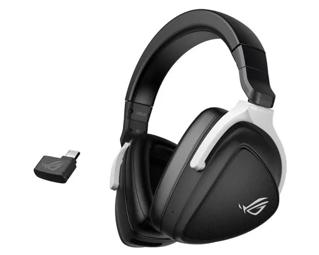 Casti gaming Asus ROG Delta S, bluetooth, AI noise cancelation, multiplatform, negru