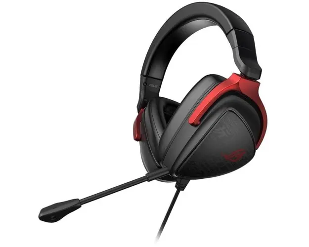 Casti gaming Asus ROG Delta S Core, virtual 7.1, multiplatform, negru/rosu